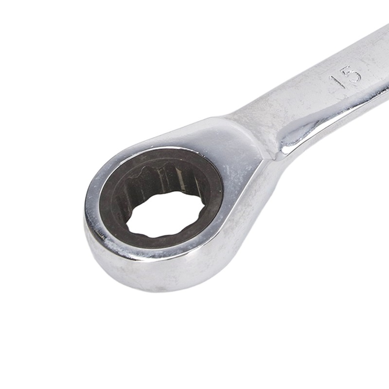 Double Ended Ring Wrench Universal Chrome Vanadium Steel 72 Tooth