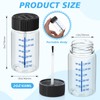 Mumufy 60 Pcs Touch up Paint Bottles with Brush and