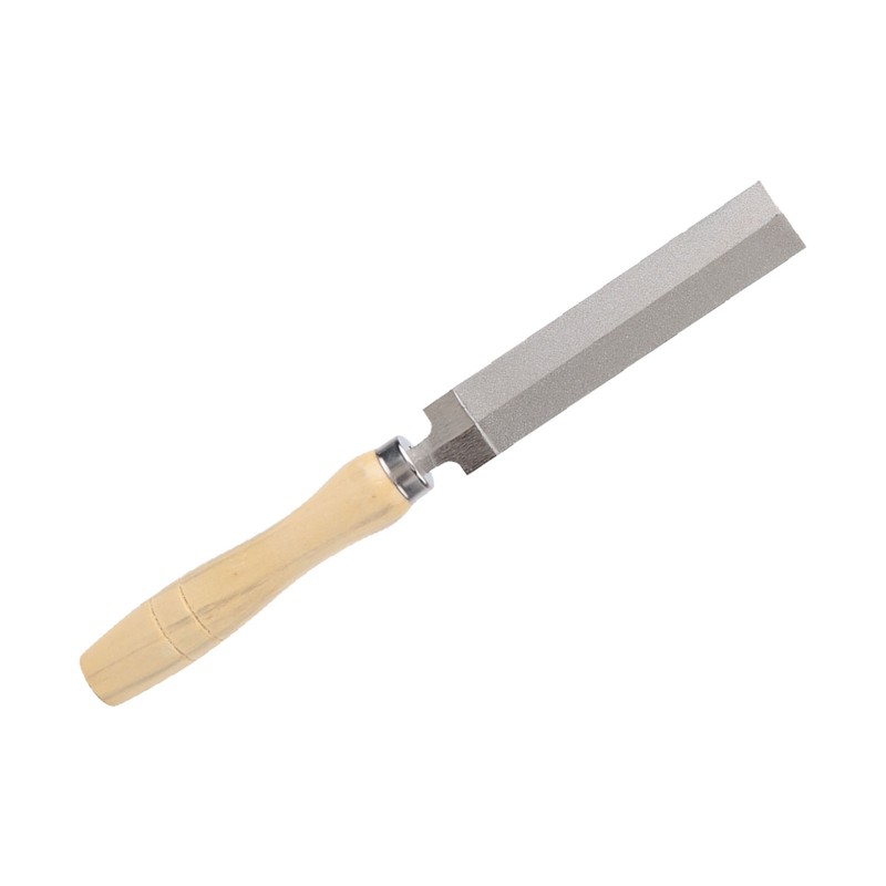 Diamond Rhombic File Wooden Handle Metal Glass Grinding Woodworking Garden