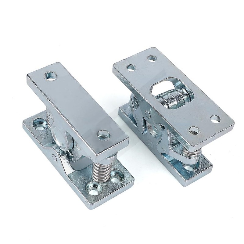 Sdjdhej Cabinet Double Roller Lock Buckle, 1 Pieces Zinc Alloy