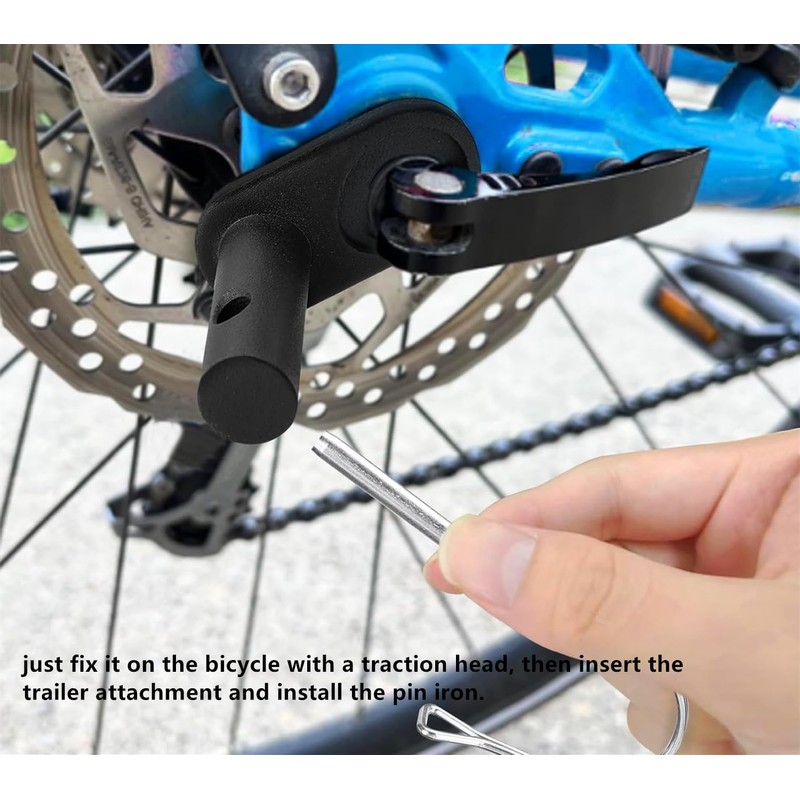 Bike Trailer Hitch Connector Cycling Adapter Accessories, Trailer Hitch Attachment