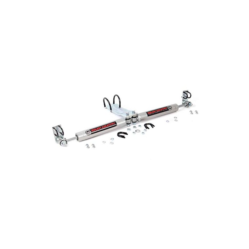 Rough Country N3 Dual Steering Stabilizer for 69-87 Chevy/GMC C10/K10-8735630