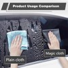 Bajorp Thickened Magic Cleaning Cloth,Bsorbent Magic Cleaning Glass Cloth,Reuseable Streak