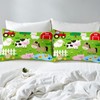 Manfei Farm Animals Sheet Set Cow Horse Pig Hen Chicken