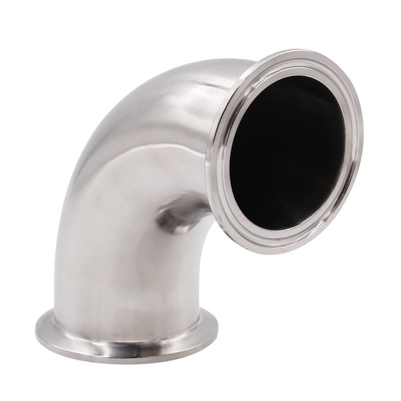 DERNORD 2" Tube OD Sanitary Ferrule Elbow 90 Degree Pipe