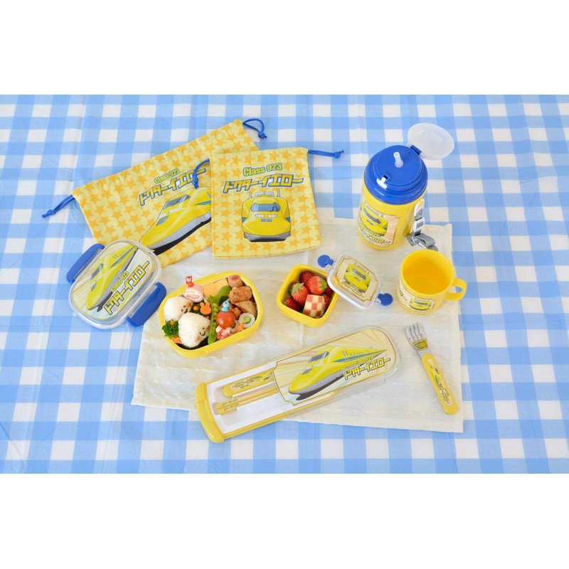 Shinkansen Straw Insulated Water Bottle [Hayabusa Kagayaki Doctor Yellow] (Doctor