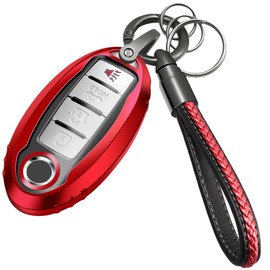 Lcyam Key Fob Cover Fits for Nissan Transmission 2022 Maxima Altima Maxima Sentra X Trail Patrol Murano Rogue Pathfinder Serena Kicks Armada Versa