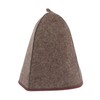 Totority 2pcs Portable Wool Felt Sauna Hat Absorbent Bath Shower