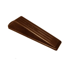 20 x Türstopper, Keilverschluss, dunkelbraun, Gummi