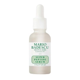 Mario Badescu Super Peptide Serum para todo tipo de piel, reduce la apariencia de líneas secas y arrugas, formulado con hialuronato de sodio y péptidos, 29 ml
