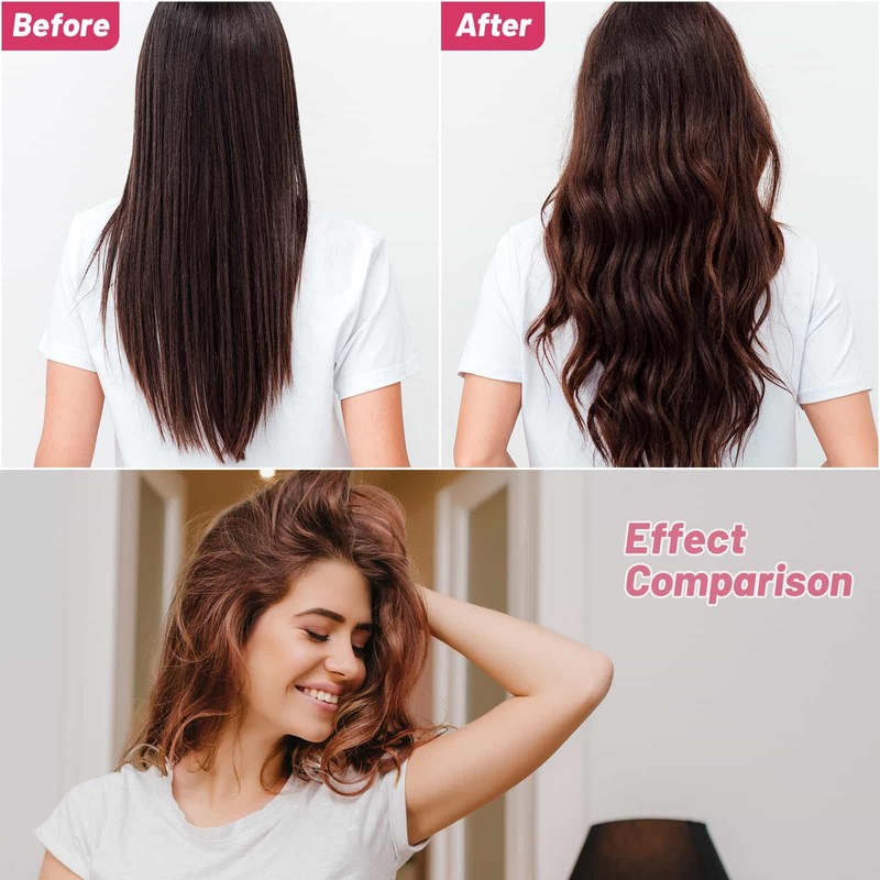 Jumbo Hair Roller Set - 24 pieces, including 12 large