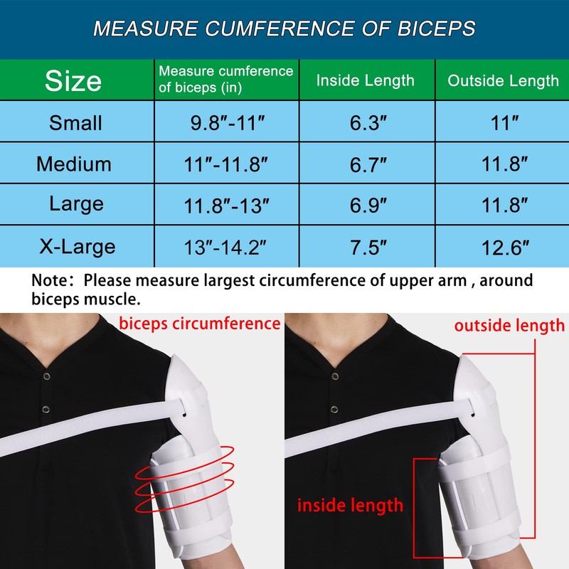 Komzer Sarmiento Fracture Orthosis - Medical Upper Arm Brace for