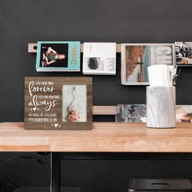 FONDCANYON 'I'll Love You Forever' & 'I'll Like You For Always' Picture Frame - Family & Couple Picture Frames, New Baby & Newborn Baby Shower Gifts (4x6 Inch Photo)