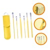 SAFIGLE 1Set Portable Ear Cleaning Spoons Ear Wax Removal Kit