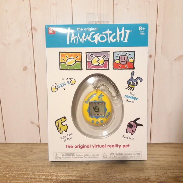 Tamagotchi The Original Yellow/Blue Virtual Reality Pet New In Packaging