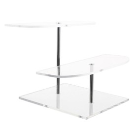 CHILDWEET Acrylic Multi Display Stand Figures and Sunglasses Storage Shelf and Elegant Design for Tabletop Showcasing and Organizing Collectibles