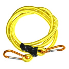 1 Elastic Tension Rope 1.8 m with Carabiner Hook for Household Car Boot Caravan Holder Tension Rubber Expander Rubber Cord New Old-Harvest