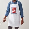 CafePress Uff Da BBQ Kitchen Apron with Pockets, Grilling Apron,