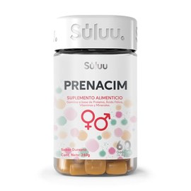 Sluu Prenacim  Gomitas Vitaminadas, Multivitamnico Apoya Salud de Mujer y Beb Durante Embarazo  60 Gomitas  Sabor Durazno  cido Flico, Vitaminas A,...