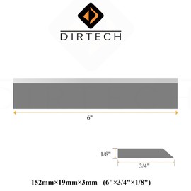 6 Inch HSS Planer Blades for 6" Thickness Jointer Planer 6" x 3/4" x 1/8", Single Edge, Set of 6 pcs