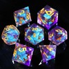 Handmade¬†Liquid Core Dice Set, 7 Counts/set Creative Quicksand¬†Polyhedral¬†Dice for Role