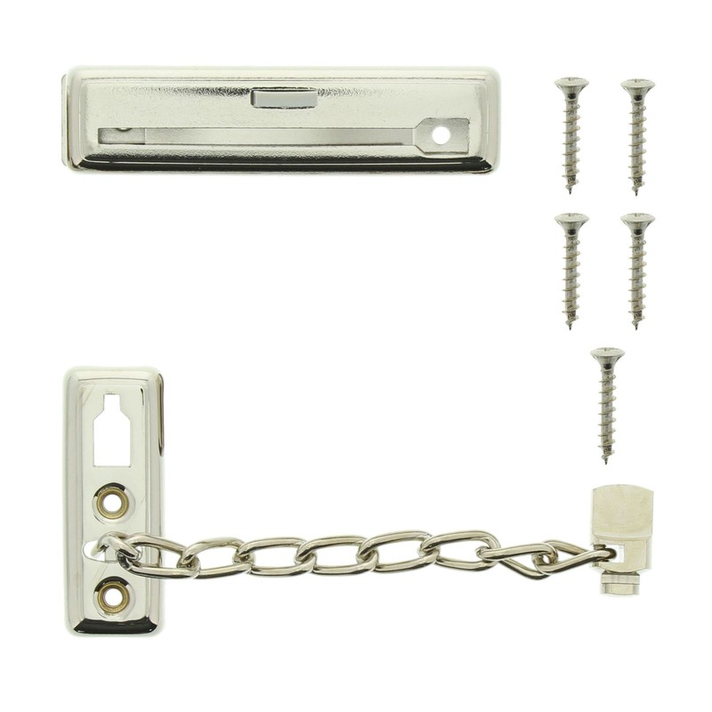 Burg-Wächter TK 64 SB Nickel Plated Safety Door Chain with
