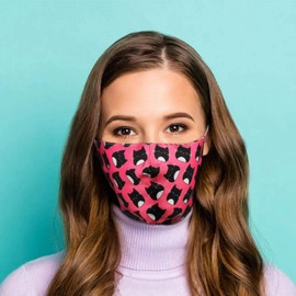 Puckator Reusable Face Covering - Non Medical Large Size (Feline Fine Cat)