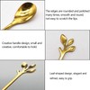 Leaf Shape Handle Dessert Fork, Leaf Shape Handle Spoon Stainless