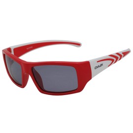 CAALEX Kids Sports Style Polarized Sunglasses Rubber Flexible Frame For Boys And Girls