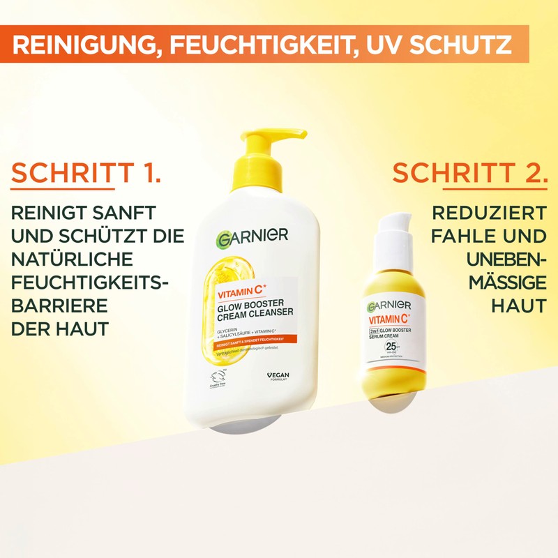 SkinActive Vitamin C Serum Crème – bringt müde und unebenmäßige