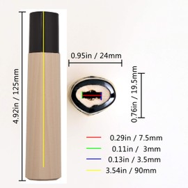 Knife Handle Japanese Kitcken Knife Repair Handle for Sashimi Knife Natural Wood Handle Replacement