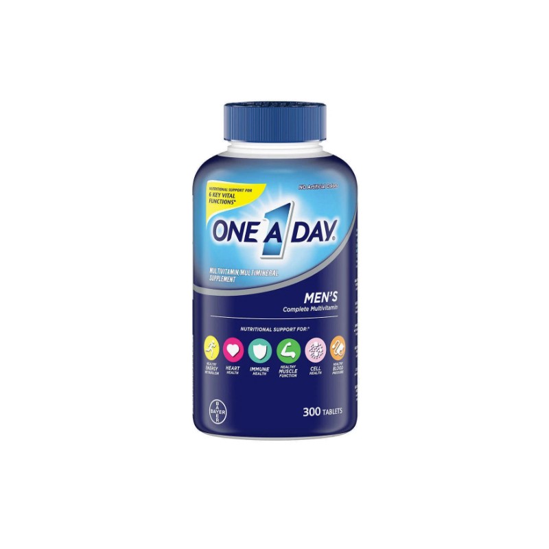BAYER One A Day Men's Complete Multivitamin Multimineral Supplement, 300