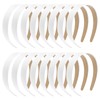Semato White Headbands for Women and Girls 1 Inch Non-Slip