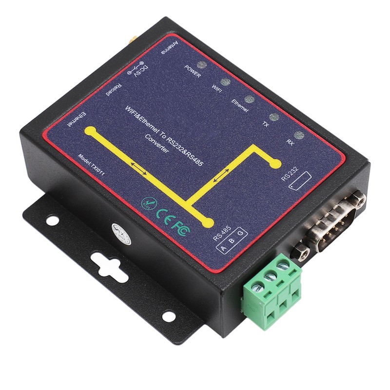Serial Device Server Converter RJ45 Ethernet WiFi to RS232 RS485