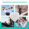 LQIOACU 50 Pieces Blank Heart Shaped Stickers Castor Oil Plasters