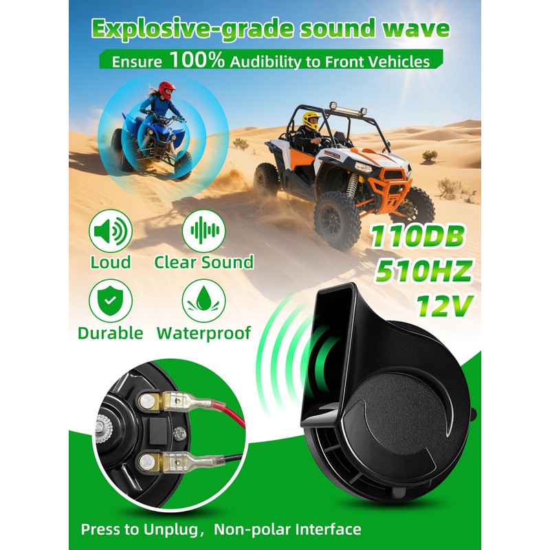 Vi9000 UTV Turn Signal Kit, Pre-Wired, Plug and Play Universal