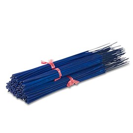 19'' Inch Long Jumbo 150 Unscented Sticks Five Bundles 100% Natural Joss & Bamboo Punk Blanks. Add Any Aroma Depot Fragrance Oils to Make Your own Scented Incenses. (Indigo (Blue))