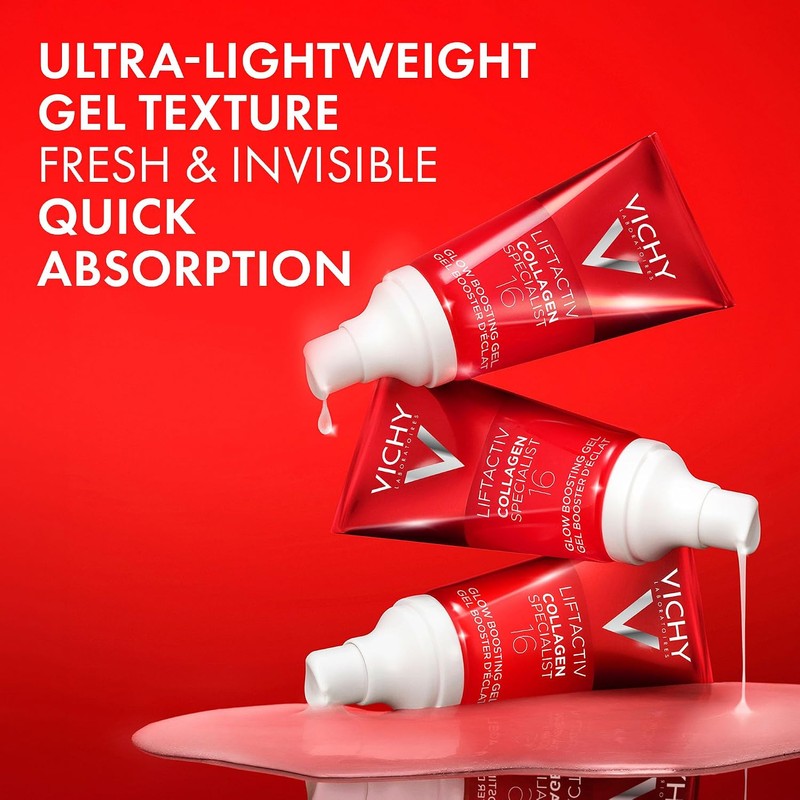 Vichy Liftactiv Collagen Specialist 16 Glow Gel Sérum Facial, 50