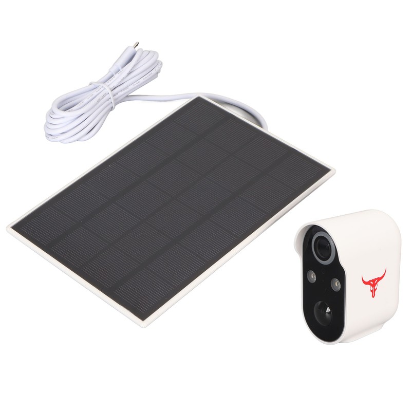Outdoor Security Camera WiFi Battery Powered Solar Charging HD Night