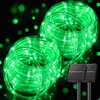 Brightown Solar String Lights Outdoor, 2 Pack 78FT 200LED Rope