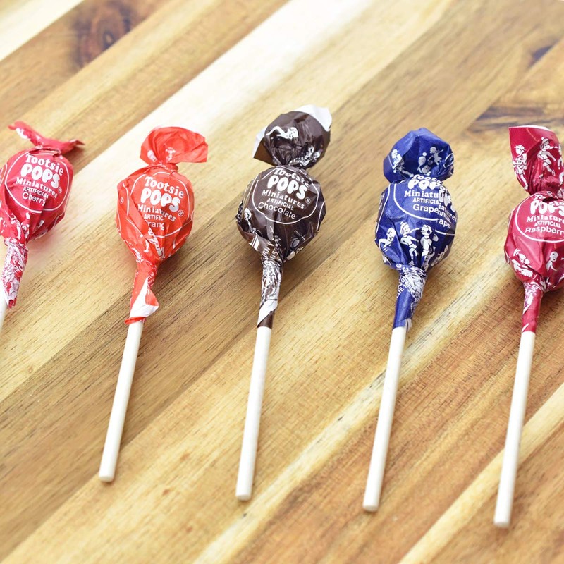Tootsie Roll Pops Minis with Chocolatey Center, Mini Assorted, 300