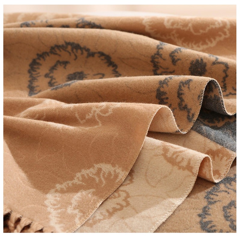 GFM® CSHSHL-B Cashmere Blend Scarf - Tree of Life Trees