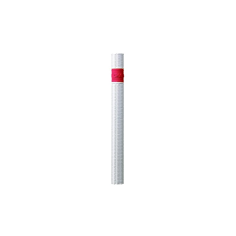 Gunn & Moore Men's Ripple Cricket Bat Grip, White Red,