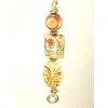 Sweep of Prairie Wheat Cream Lampwork Glass Ceiling Fan Pull