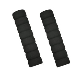 Door Handle Buffer 2-Piece Set Black Door Handle Protection Made of Soft Foam to Prevent Damage to Walls or Furniture, Ideal for Room Doors
