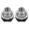 2Pcs Bulkhead Water Tank Fittings Stainless Steel Bulkhead Fitting Bulk