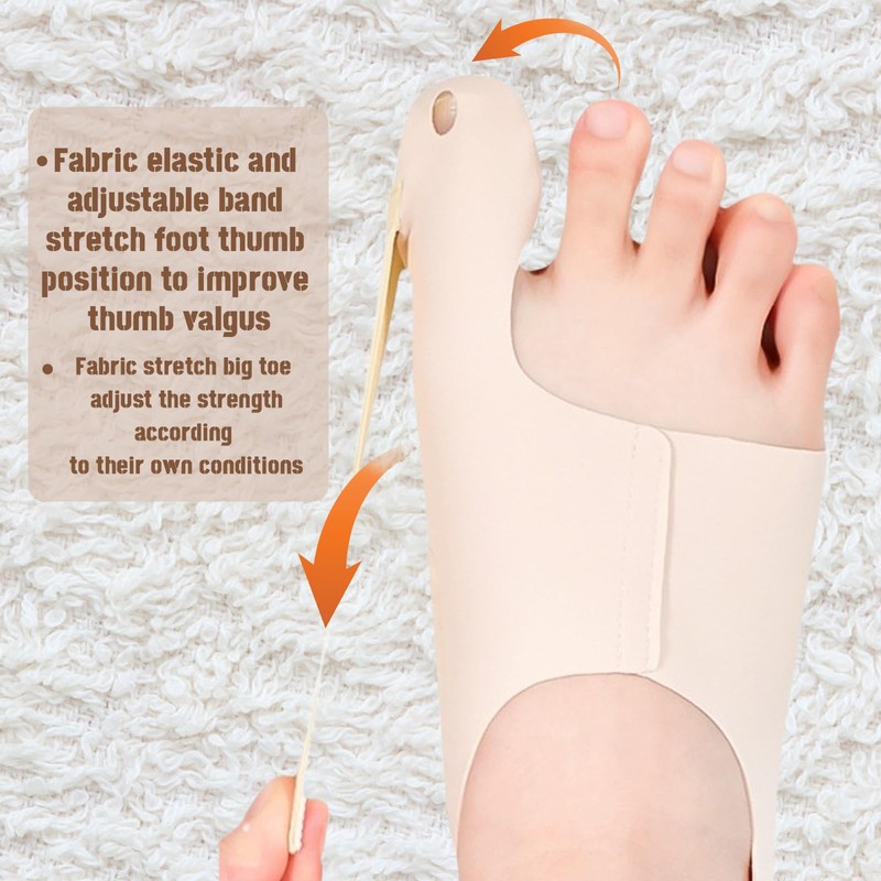 Bunion Corrector, Adjustable Orthopedic Bunion Splint, Non-Slip Bunion Toe Separator,