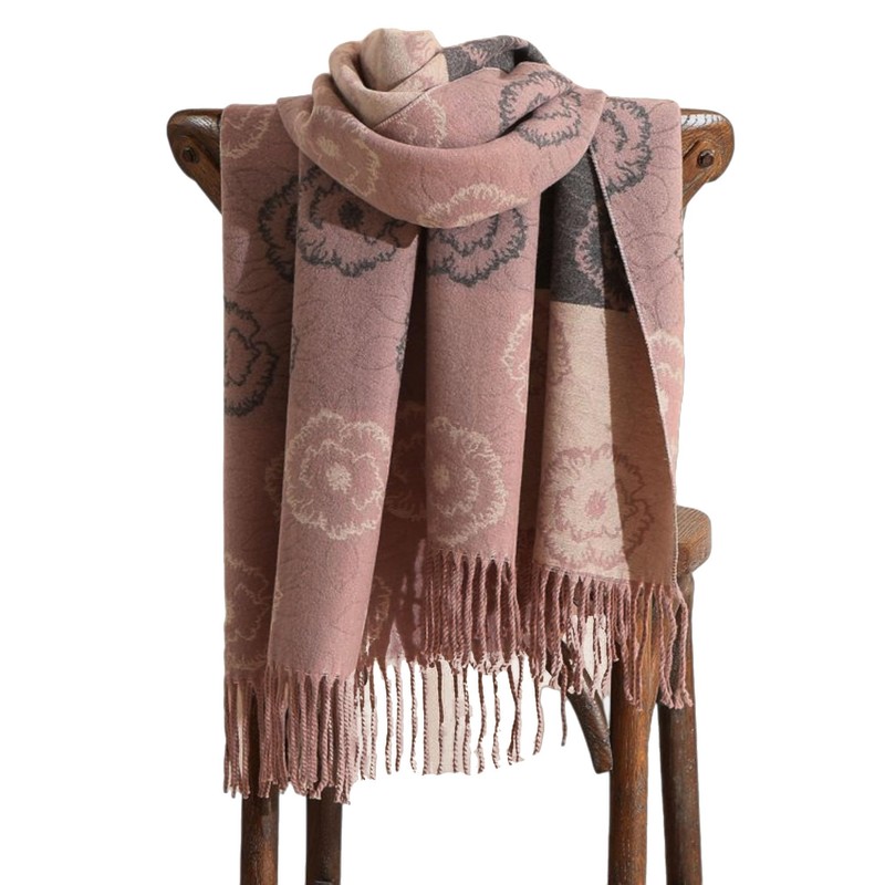 GFM® CSHSHL-B Cashmere Blend Scarf - Tree of Life Trees