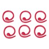 50PCS Metal Stitch Markers Spiral Markers Multifunctional Crochet Locking Hooks
