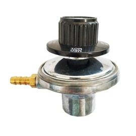 MENSI One Pound Propane Tank Low Pressure Adjustable Gas Regulator with 1/4” Barb Hose Connection (Outlet 1/4" Barb=6.35MM)